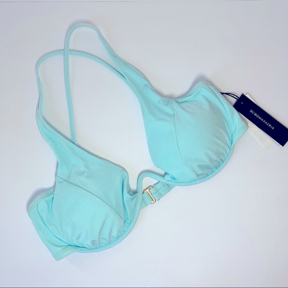 BCBG MAXAZRIA  Crossbody Underwire Bikini Top - Picture 6 of 6